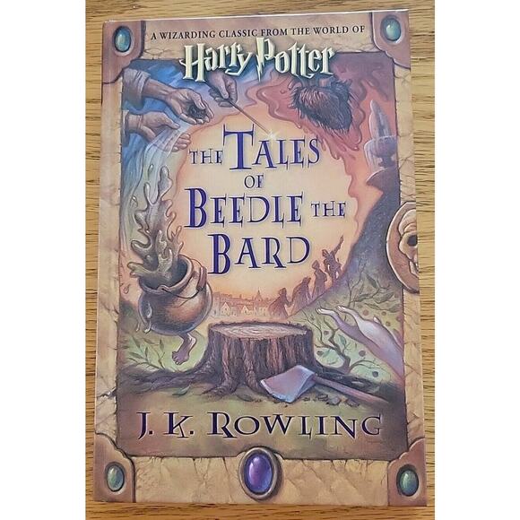 HARRY POTTER The TALES OF BEEDLE THE BARD JK Rowling 1st Edition Auto Signed '08 - Picture 2 of 7